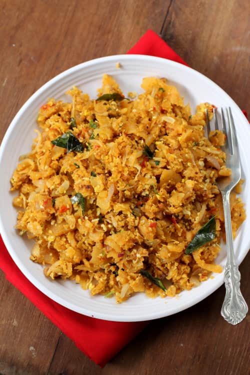 Egg Kothu Paratha