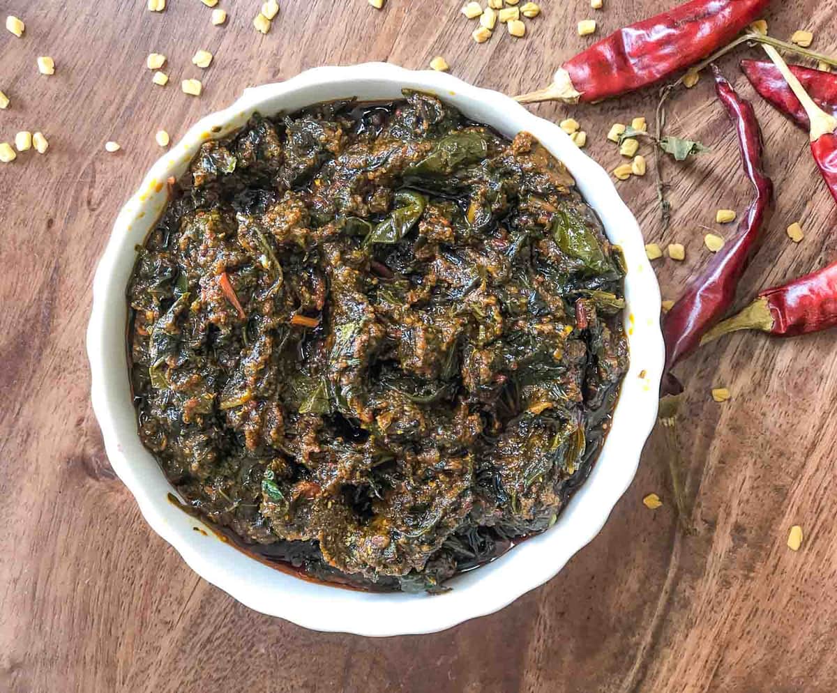 Gongura Goat Curry