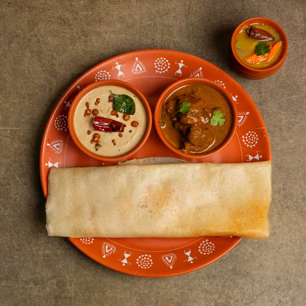 Chicken Curry Dosa