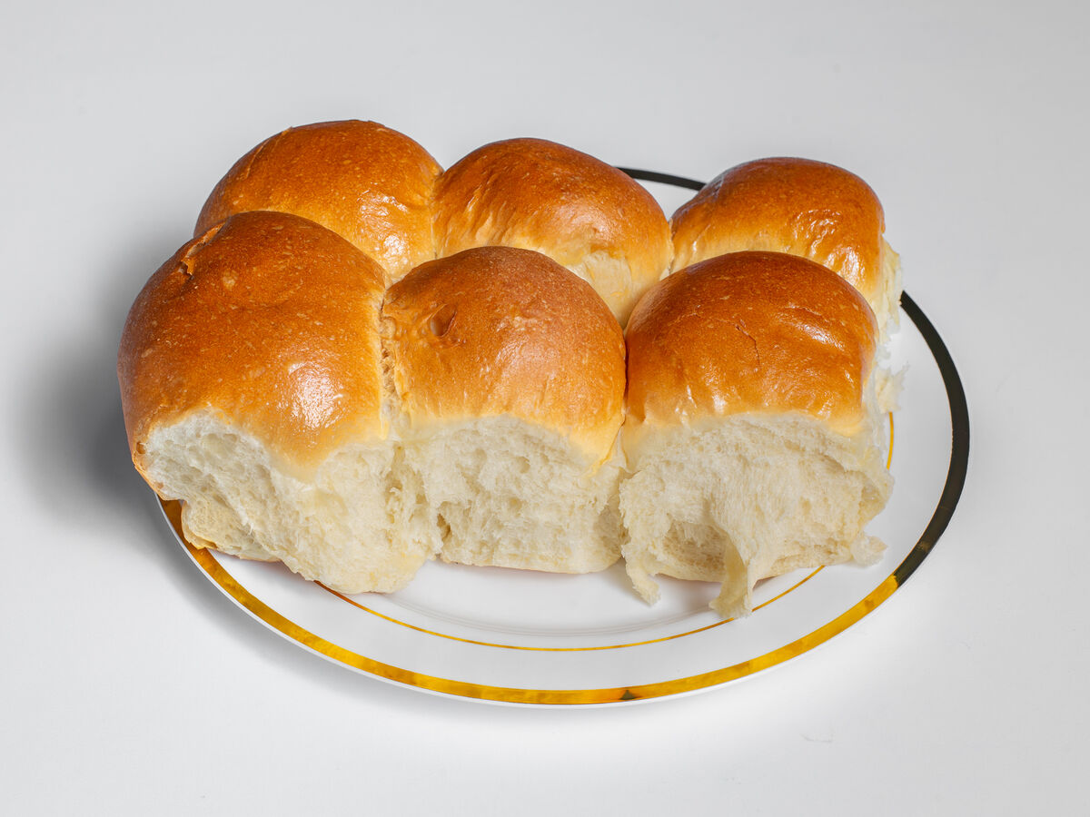 Fresh pav bread at Pastry Corner