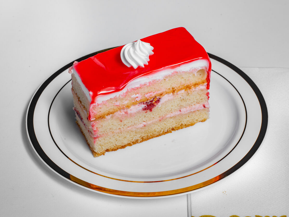 Strawberry pastry at Pastry Corner Cafe
